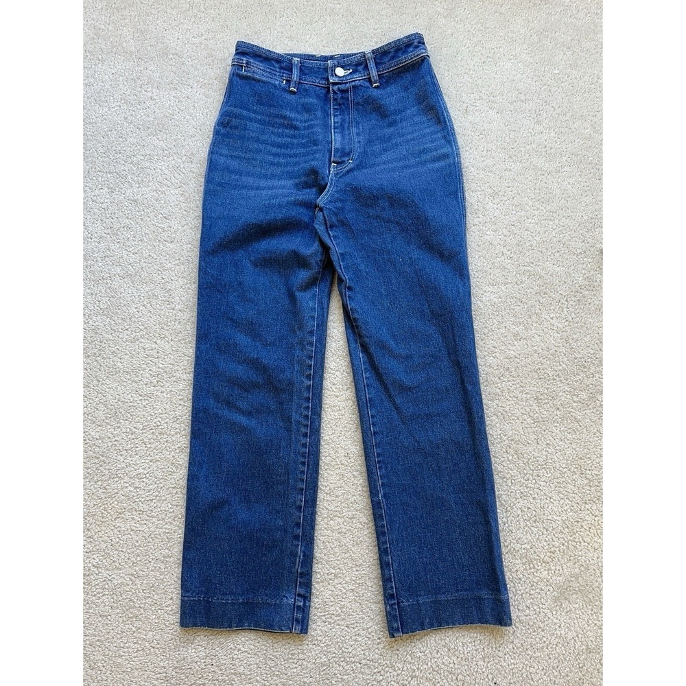 SIMON MILLER 100% Cotton Staight Leg Jeans Women's Size 27 Indigo